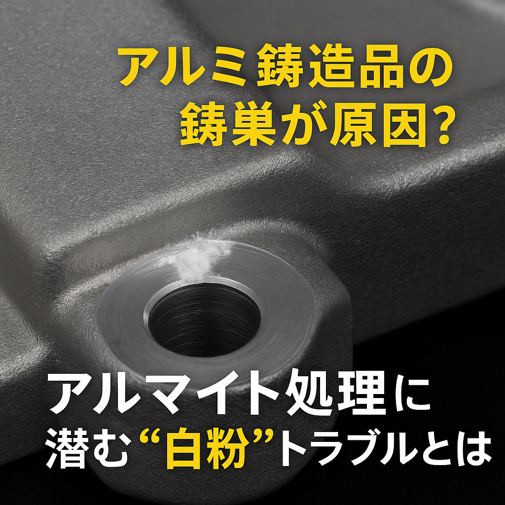 アルマイトのマスキングと寸法精度対策について - みつかるアイディアの種 あのダイズ