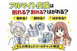 アルマイト皮膜は削れる？割れる？剥がれる？ - みつかるアイディアの種 あのダイズ